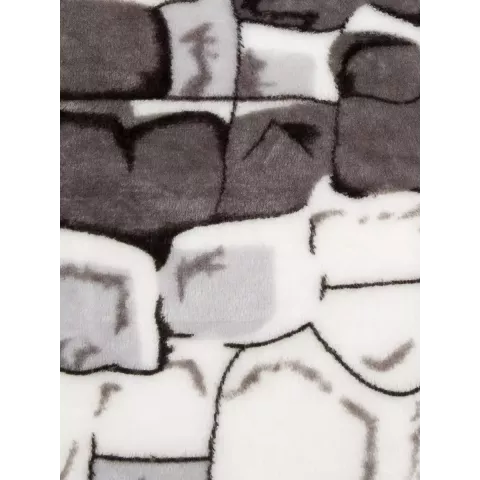 Плед Texrepublic Absolute flannel “Камешки” (серый), 150×200