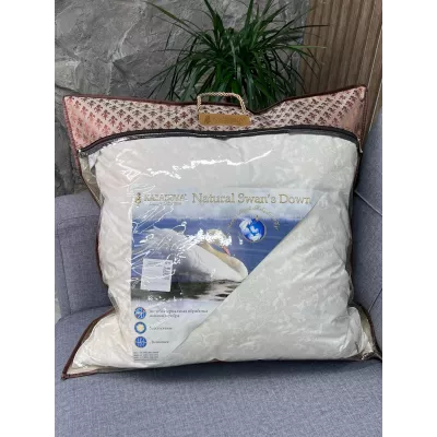 Подушка Натуральный Лебяжий пух KAZANOV.A, 70х70