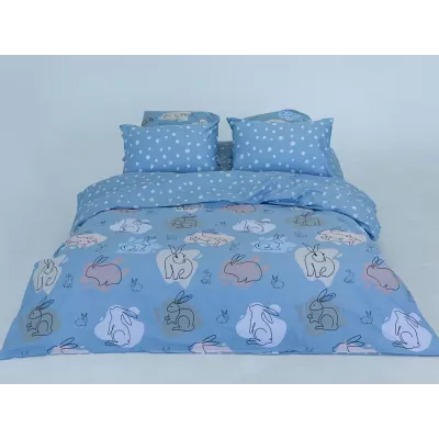 Комплект постельного белья Волшебная ночь "Bunny" (ранфорс), евро