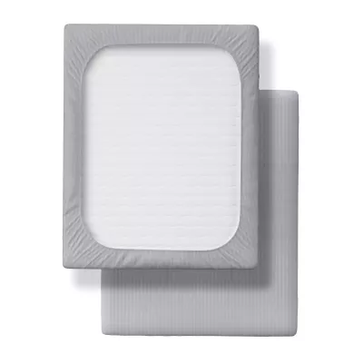 Простыня на резинке "Verossa" stripe (Silver moon), 160х200х30