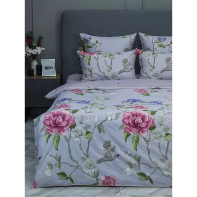 Комплект постельного белья KAZANOV.A Cotton "Зарина" (пыльная роза), евро