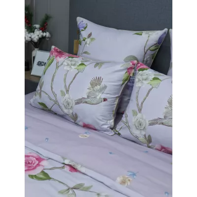 Комплект постельного белья KAZANOV.A Cotton "Зарина" (пыльная роза), евро