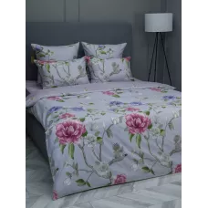 Комплект постельного белья KAZANOV.A Cotton "Зарина" (пыльная роза), евро