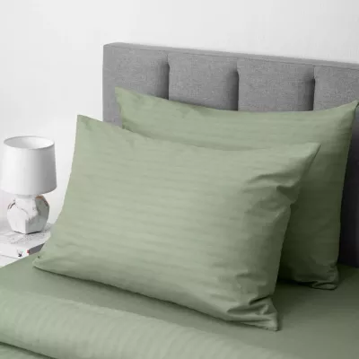 Набор Наволочек Волшебная Ночь Stripe "Smoke green", 50х70