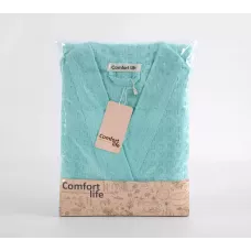 Халат вафельный унисекс "Relax" (ментол)