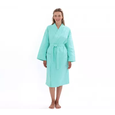 Халат вафельный унисекс "Relax" (ментол)