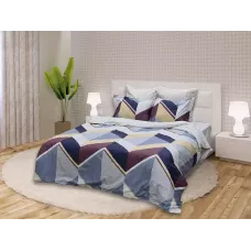 Комплект постельного белья Karteks "Сатин печатный" КВ-457, евро