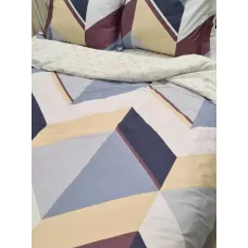 Комплект постельного белья Karteks "Сатин печатный" КВ-457, евро