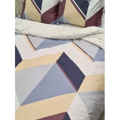 Комплект постельного белья Karteks "Сатин печатный" КВ-457, евро