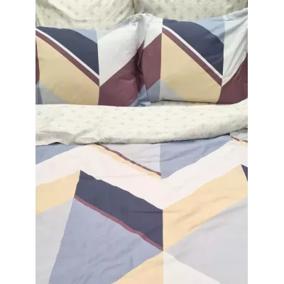 Комплект постельного белья Karteks "Сатин печатный" КВ-457, евро