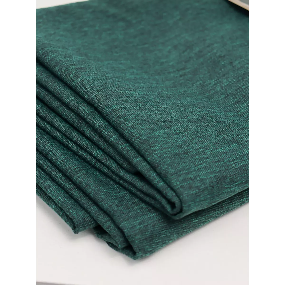 Штора Волшебная Ночь “Рогожка” (изумруд), 200х270