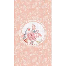 Вафельное полотенце Verossa "Птички розовые 2", 40х70
