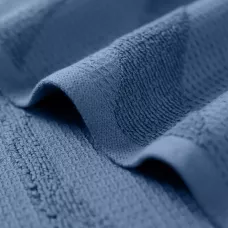 Махровое банное полотенце Verossa ”Wave Texture” (синий деним), 70х140