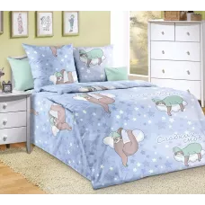 Комплект постельного белья Бамбино “Сладких снов” (перкаль), 1.5 спальный