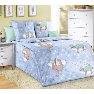 Комплект постельного белья Бамбино “Сладких снов” (перкаль), 1.5 спальный