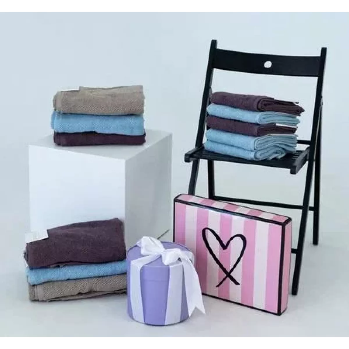 Махровое банное полотенце Verossa “Unico” (сиреневый вереск ), 70х130