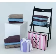 Махровое банное полотенце Verossa “Unico” (сиреневый вереск ), 70х130