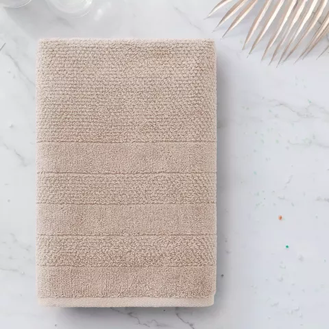 Махровое банное полотенце Verossa “Milano” (светло-бежевый), 70х140