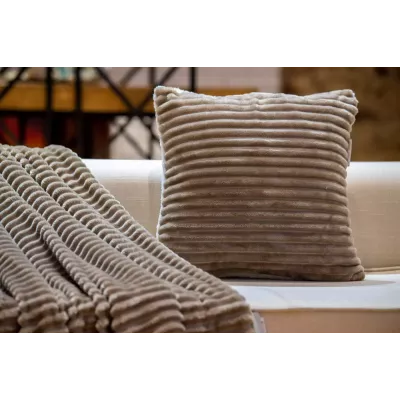 Декоративная наволочка Sofi De Marko "Полоса" (кофе), 45х45