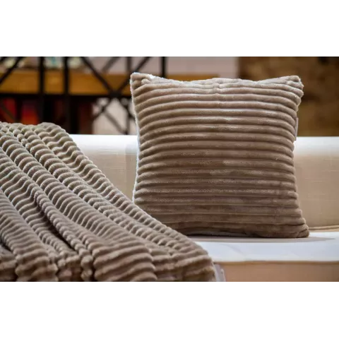 Декоративная наволочка Sofi De Marko "Полоса" (кофе), 45х45