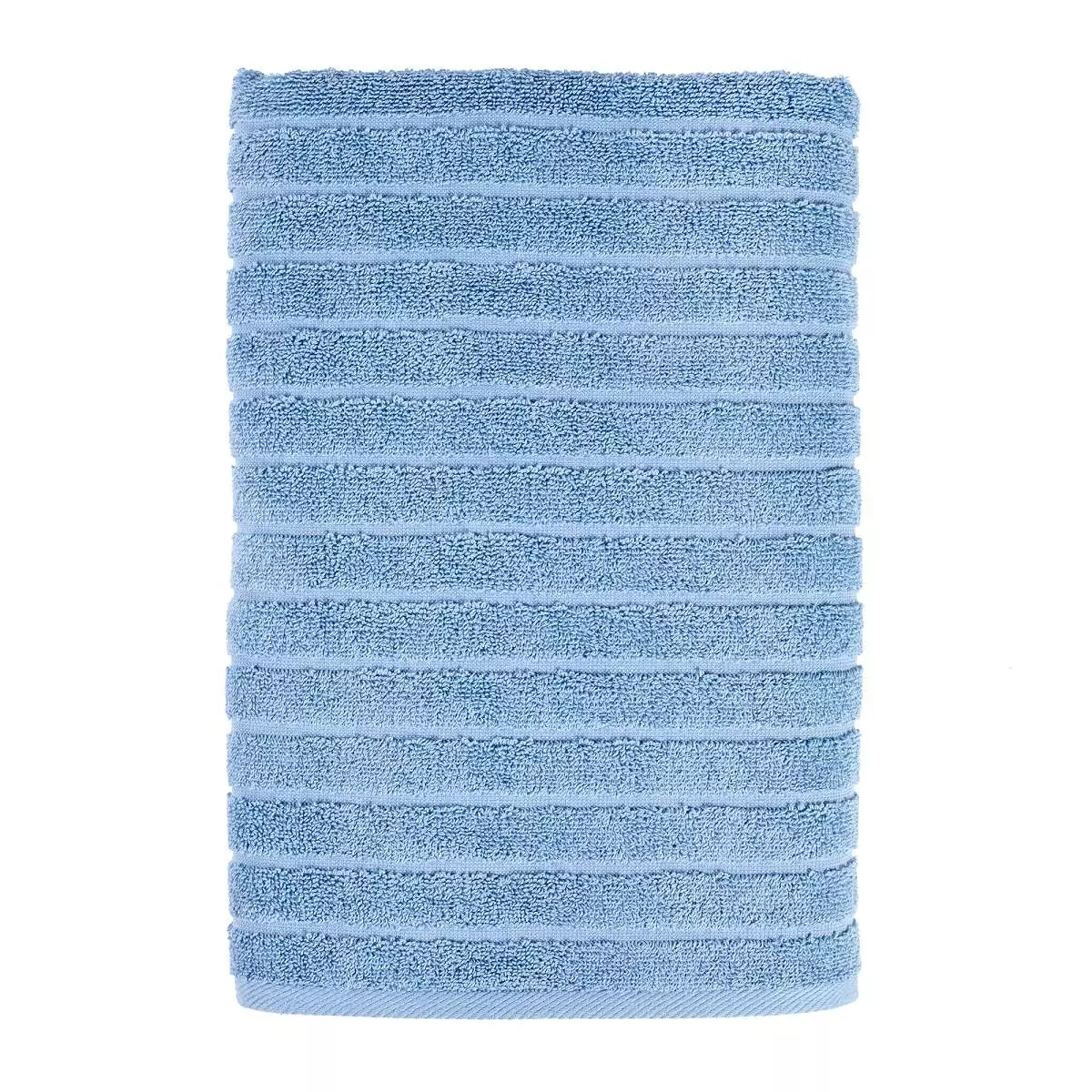 Махровое лицевое полотенце Волшебная ночь ”Wave” (Пудровый голубой), 50х90