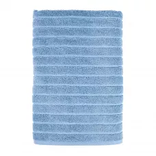 Махровое лицевое полотенце Волшебная ночь ”Wave” (Пудровый голубой), 50х90