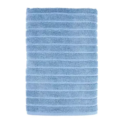 Махровое лицевое полотенце Волшебная ночь ”Wave” (Пудровый голубой), 50х90