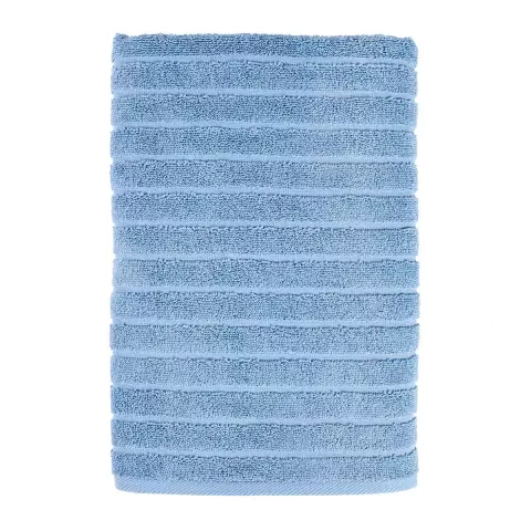 Махровое лицевое полотенце Волшебная ночь ”Wave” (Пудровый голубой), 50х90