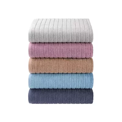 Махровое банное полотенце Волшебная ночь ”Wave” (маренго), 70х140