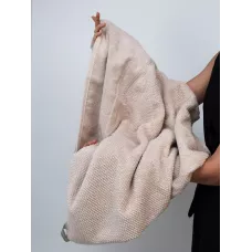 Махровое полотенце DonCotton “Lusso” (светло-бежевый), 70х140