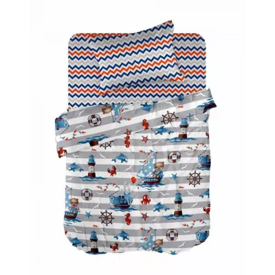 Комплект постельного белья "WENGE" kids (Sea travel), 1.5 спальный