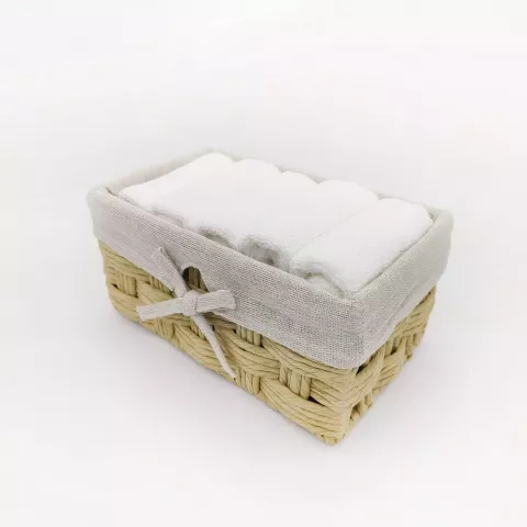 Комплект полотенец Sofi de marko “Дэйзи” (белый), 30х50 см (5 шт.)