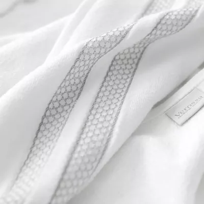 Махровое банное полотенце Verossa “Reticolo” (белый), 70х130