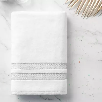 Махровое банное полотенце Verossa “Reticolo” (белый), 70х130
