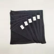 Комплект полотенец Sofi de marko “Бруна” (черный), 30x30 (6 шт)