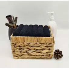 Комплект полотенец Sofi de marko “Бруна” (черный), 30x30 (6 шт)