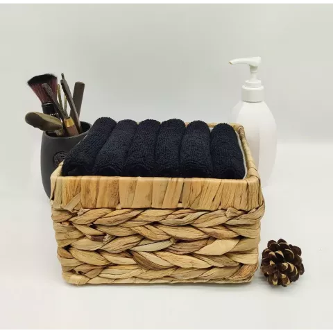 Комплект полотенец Sofi de marko “Бруна” (черный), 30x30 (6 шт)