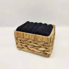 Комплект полотенец Sofi de marko “Бруна” (черный), 30x30 (6 шт)