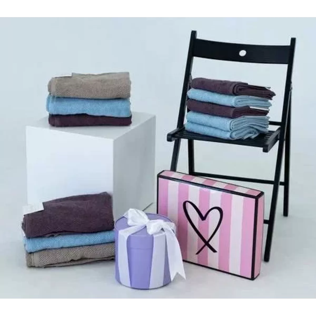 Махровое банное полотенце Verossa “Unico” (иней), 70х130