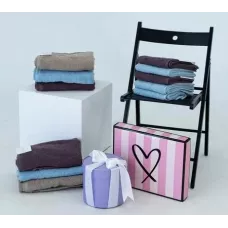 Махровое банное полотенце Verossa “Unico” (иней), 70х130