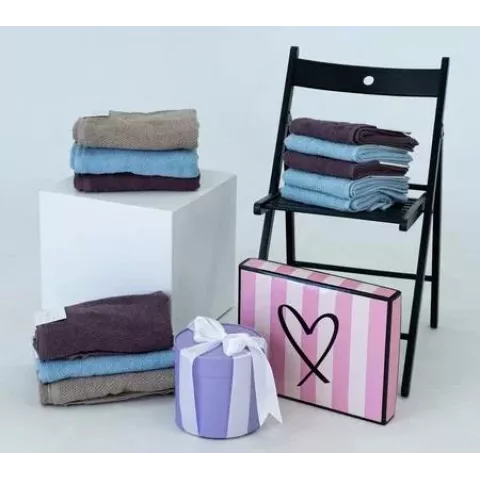 Махровое банное полотенце Verossa “Unico” (иней), 70х130