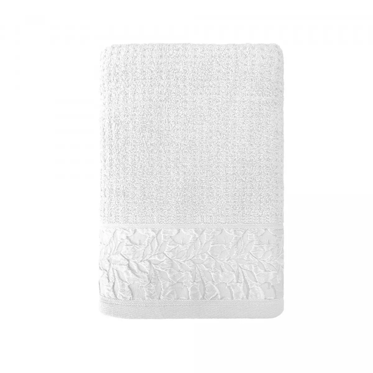 Махровое полотенце для тела Verossa “Clematis” (Белый), 70х140