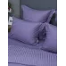 Комплект с одеялом KAZANOV.A Stripe Cotton "Hotel" (аметист платина), евро
