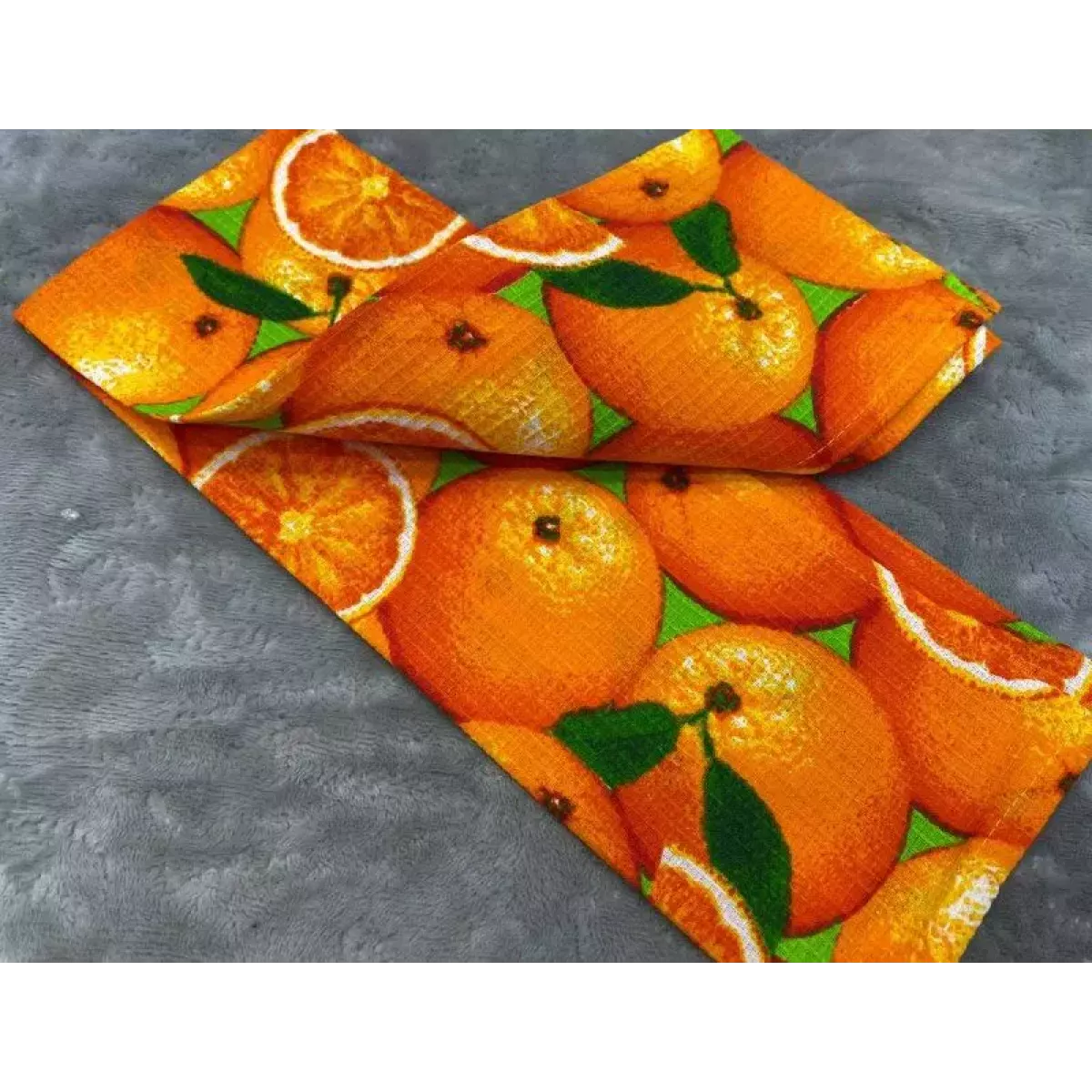 Вафельное полотенце Солнечный Дом "Апельсины", 40х70