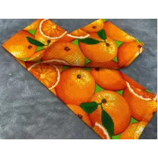 Вафельное полотенце Солнечный Дом "Апельсины", 40х70