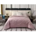 Двустороннее одеяло полуторное Sofi De Marko «Монако» лиловый (велюр-сатин) 160х220