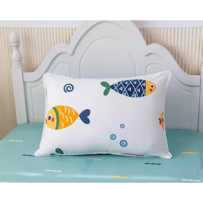 Комплект с одеялом Sofi De Marko "Аквариум" (белый), 1.5 спальный