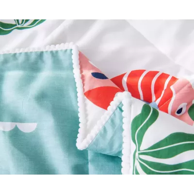 Комплект с одеялом Sofi De Marko "Аквариум" (белый), 1.5 спальный