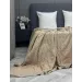 Махровое покрывало Karteks "Venesia" жаккард (бежевый), 160х220
