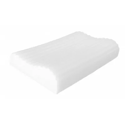 Анатомическая подушка "SkyDreams" с массажным эффектом и эффектом памяти, с двумя валиками, 55х35х10/8 см